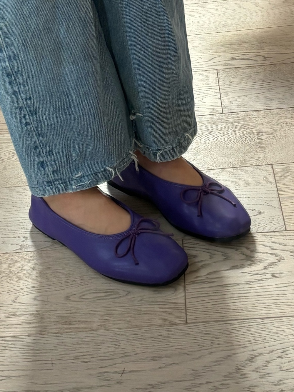 Purple Ballet Flats